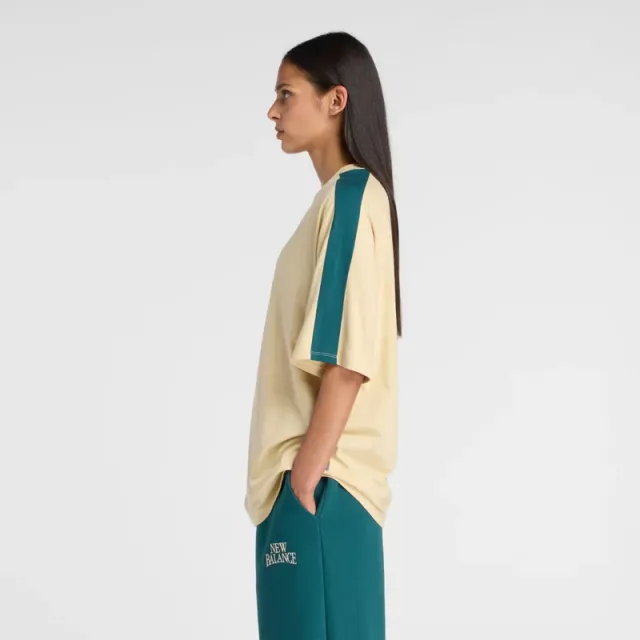 Linear Heritage Oversized T-Shirt White – image 2