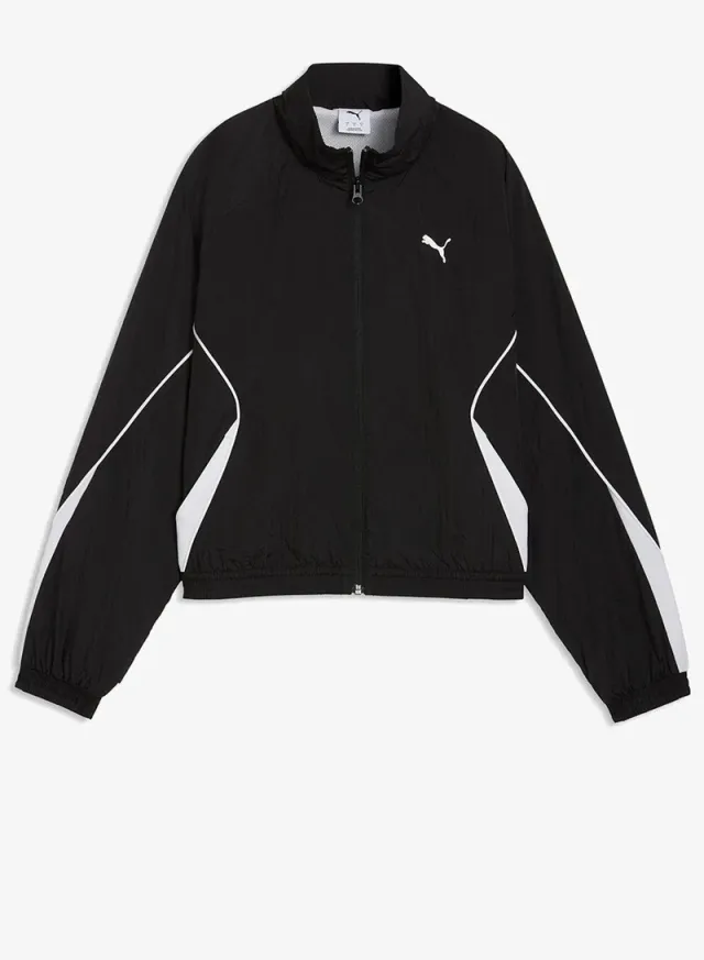 Relaxed Woven Jacket Light Gray – image 4