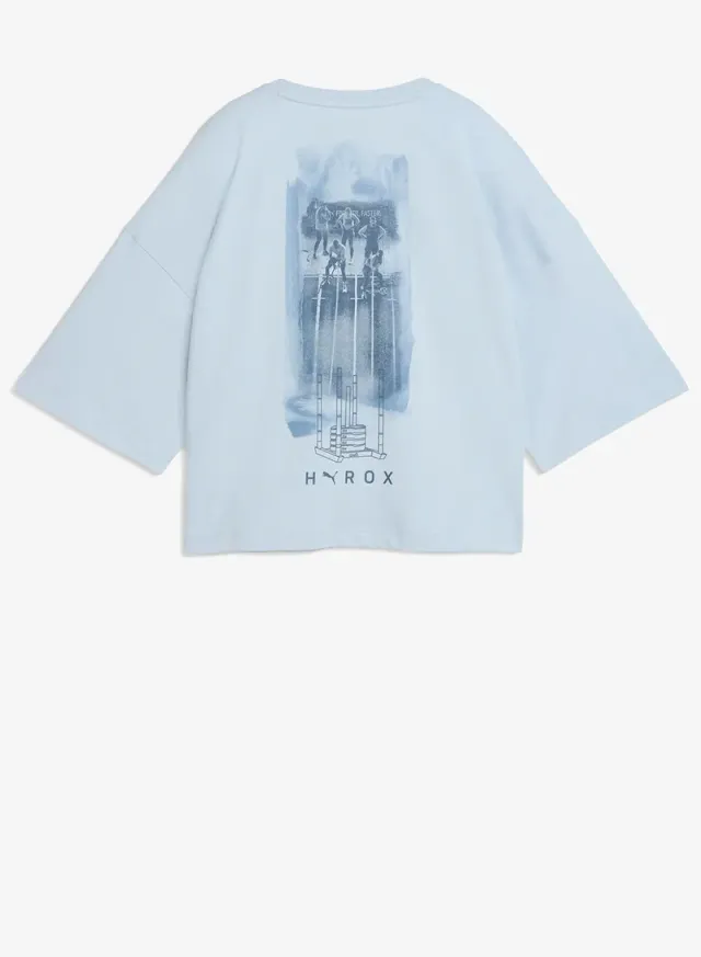 Hyrox Cropped T-Shirt Ivory – image 5