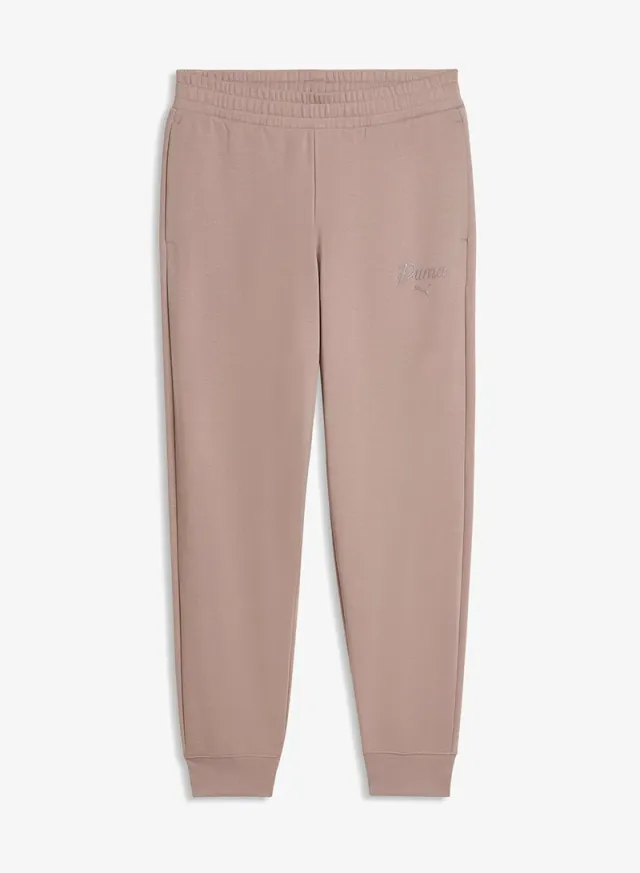 Essential Script Comfort Sweatpants Black