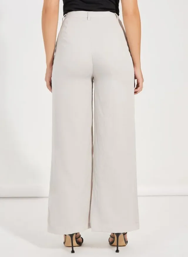 Styli Women's Black High-Rise Straight Leg Trousers – image 4