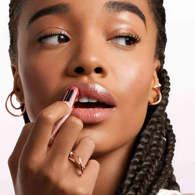 Shine-Effect Lip Balm with Squalane and Ceramides - Dusty Rose Shade – image 7