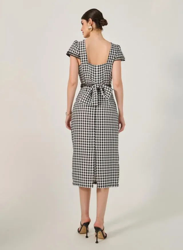 Sleeveless Sheath Dress White – image 5