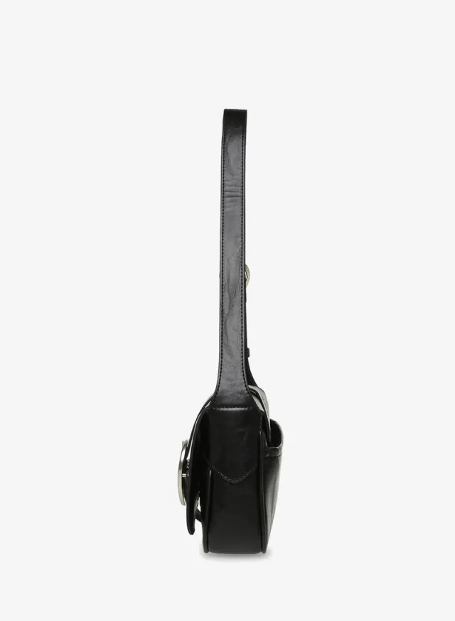 Steve Madden Peachie حقيبة ساتشيل سوداء – صورة 4