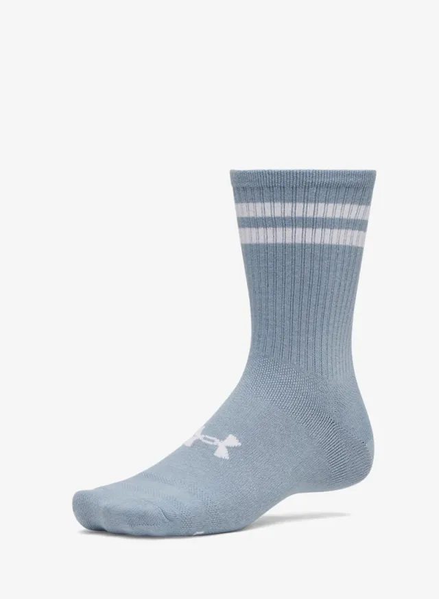 6-Pack Essential Crew Socks White