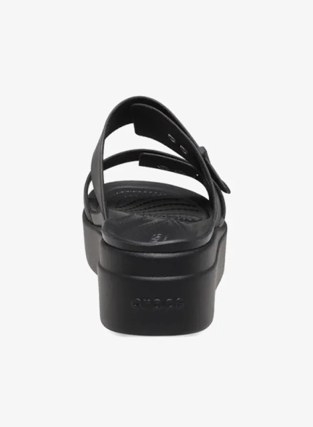 Crocs Women's Black Brooklyn Buckle Platform Sandals – image 7