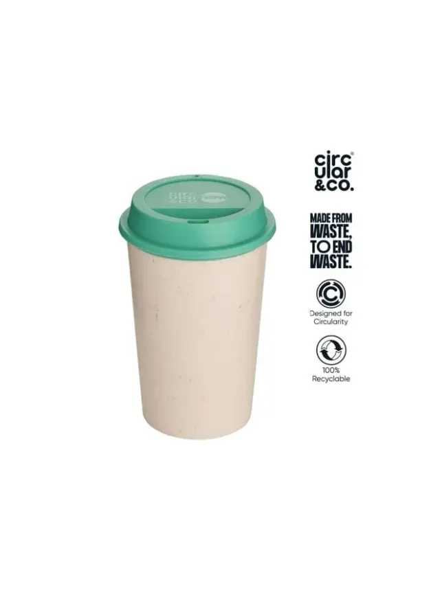 Reusable Insulated Coffee Cup 12oz Made from Recycled Paper – image 4