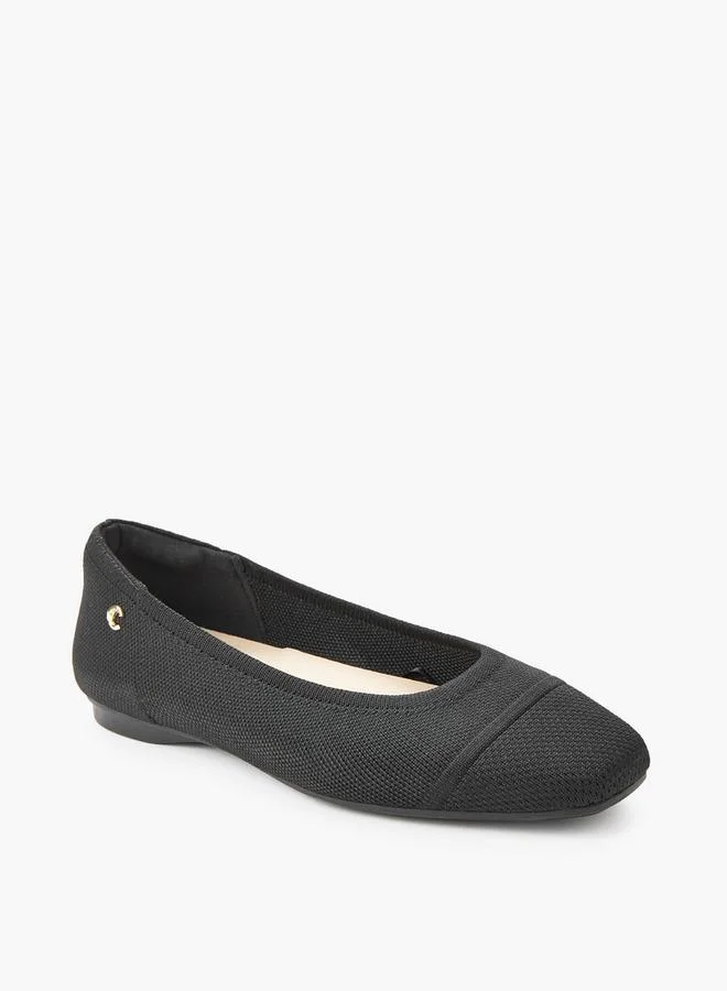 Women Textured Ballerina Shoes