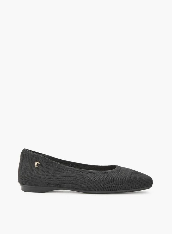 Women Textured Ballerina Shoes