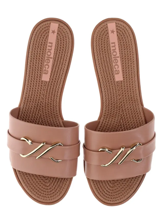 Moleca Women's Casual Slip-On Slides Pink – image 5