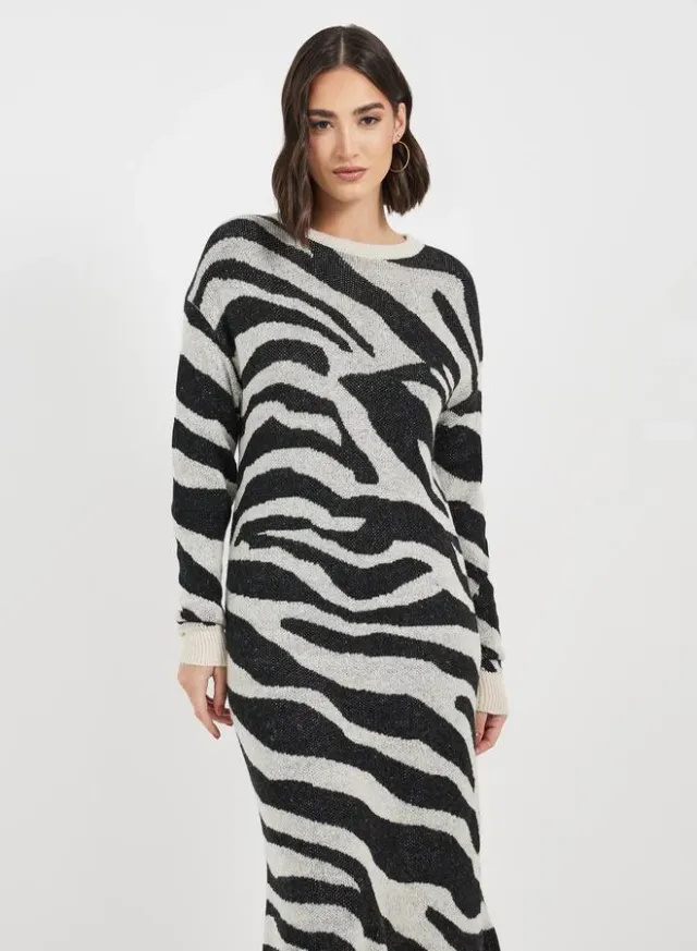Women's Short Sleeve Knit Midi Dress – image 5