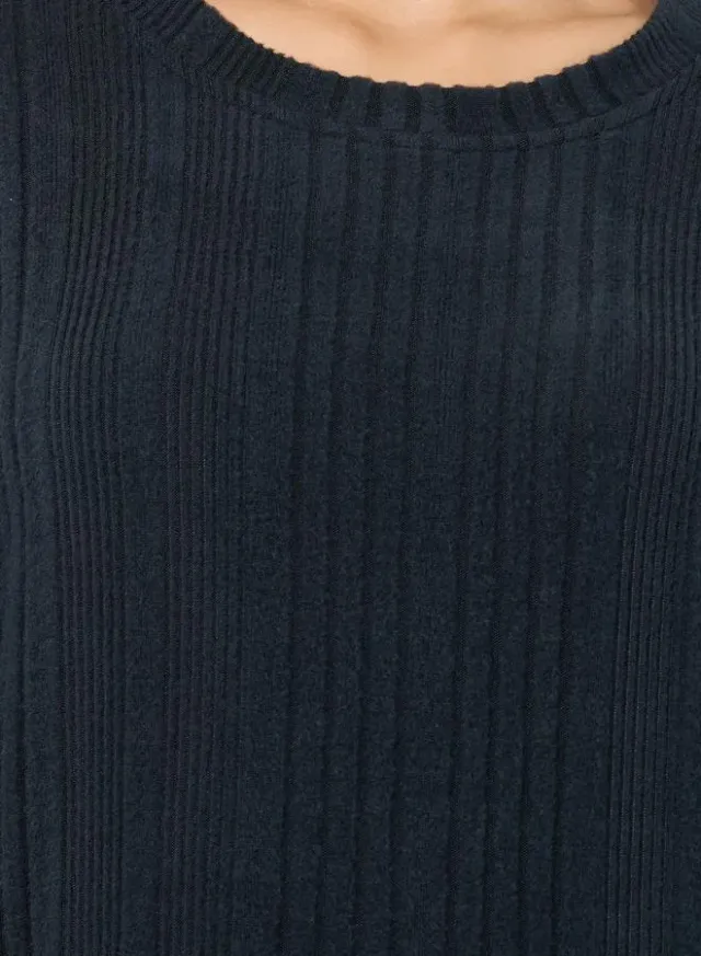 Chunky Rib Fleece Drop Shoulder Top and Pyjama Set – image 4