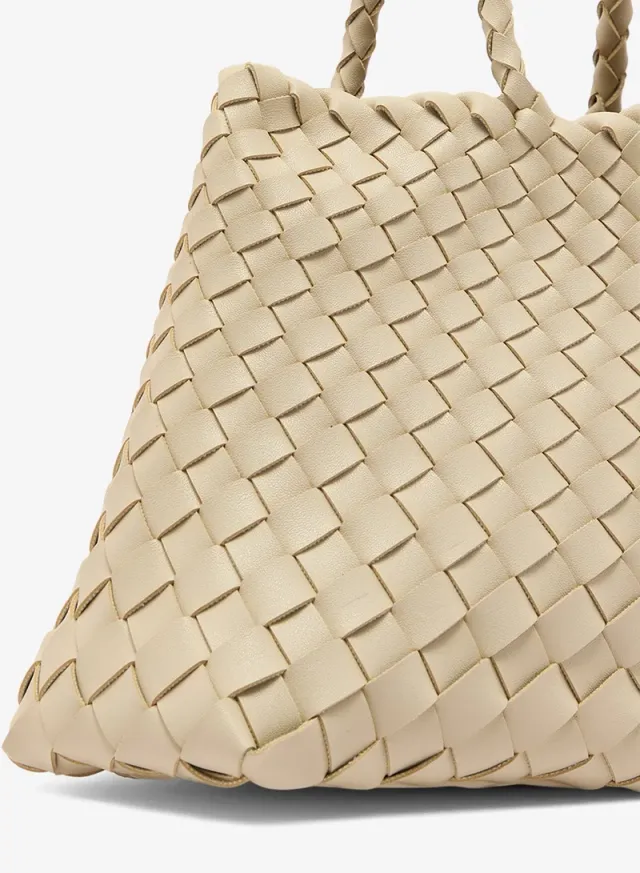 Woven Textured Detail Tote Bag – image 4