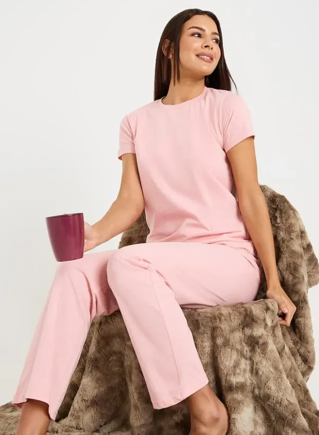 Cotton T-Shirt & Pyjama Set