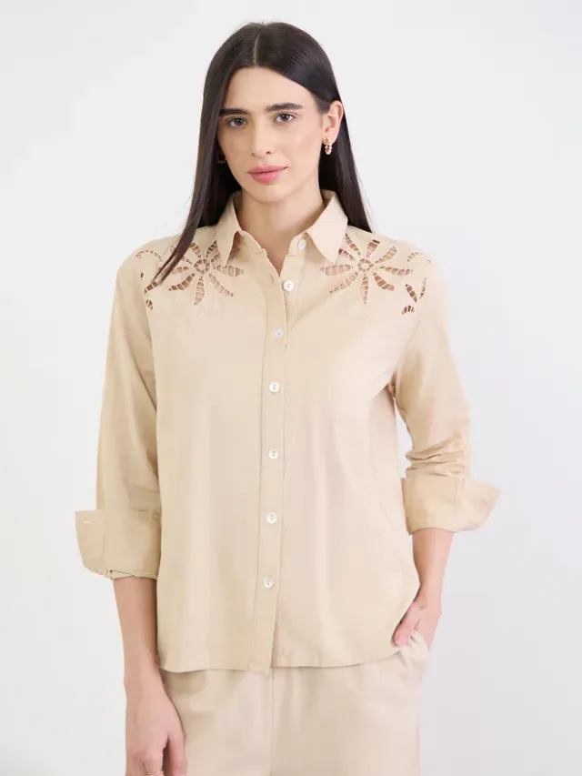 Oversized Striped Shirt – image 6