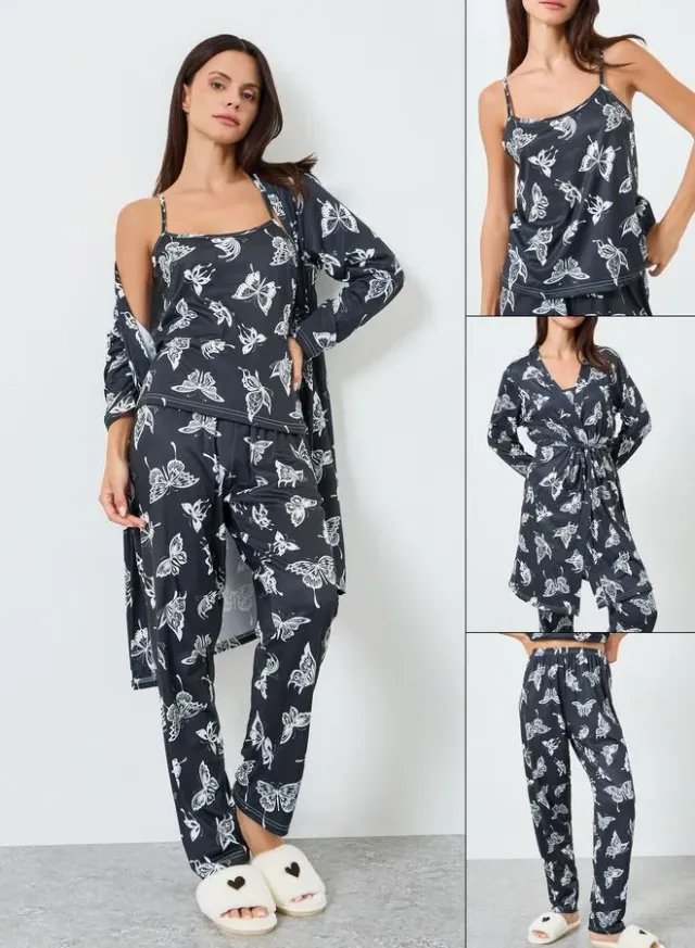 Tropical Print Cami Pyjama Set