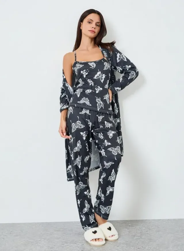 Tropical Print Cami Pyjama Set – image 2