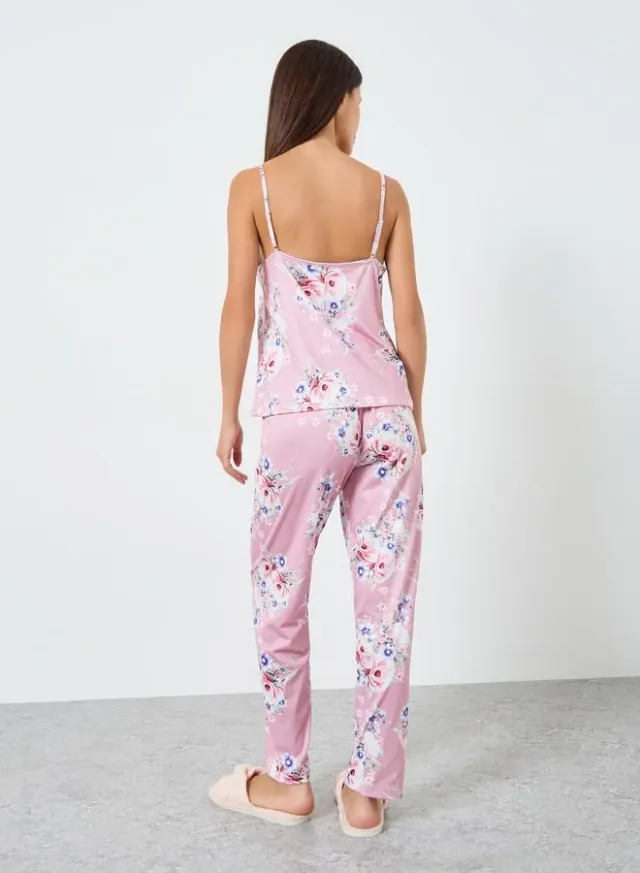 Tropical Print Cami Pyjama Set – image 6