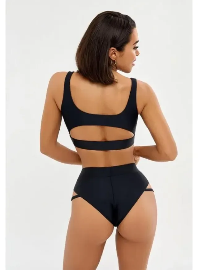 Bona Fide Women's Two-Piece Triangle Halter Bikini – image 3