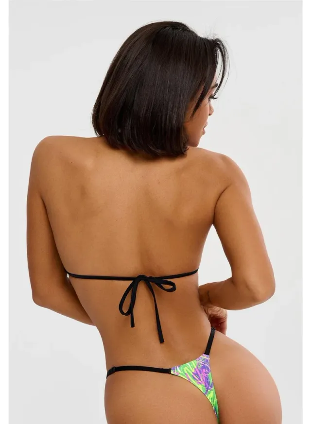 Bona Fide Women's Two-Piece Triangle Halter Bikini – image 3