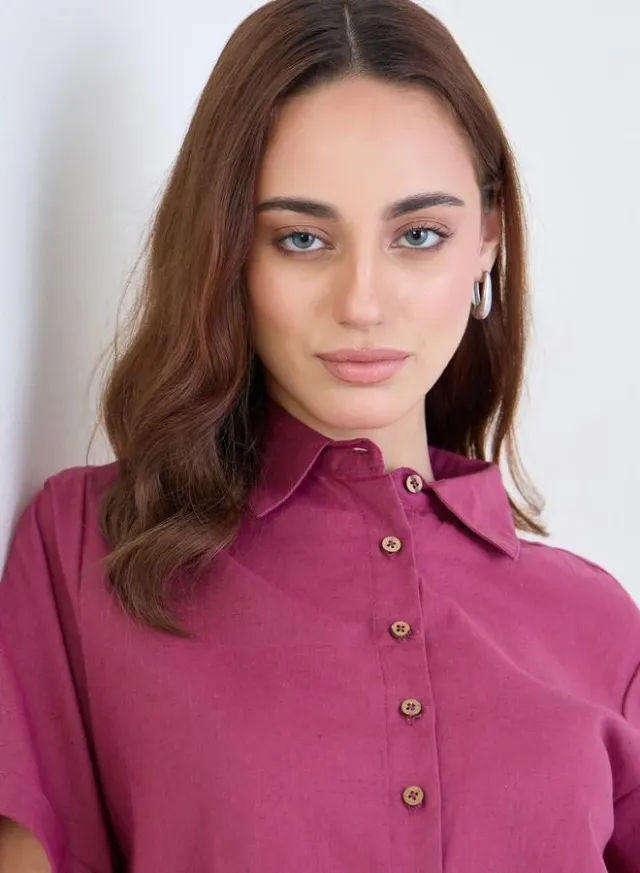 Boxy Dropped Shoulder Shirt – image 3