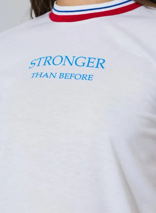 Slogan Print Regular Fit T-Shirt Burgundy – image 3