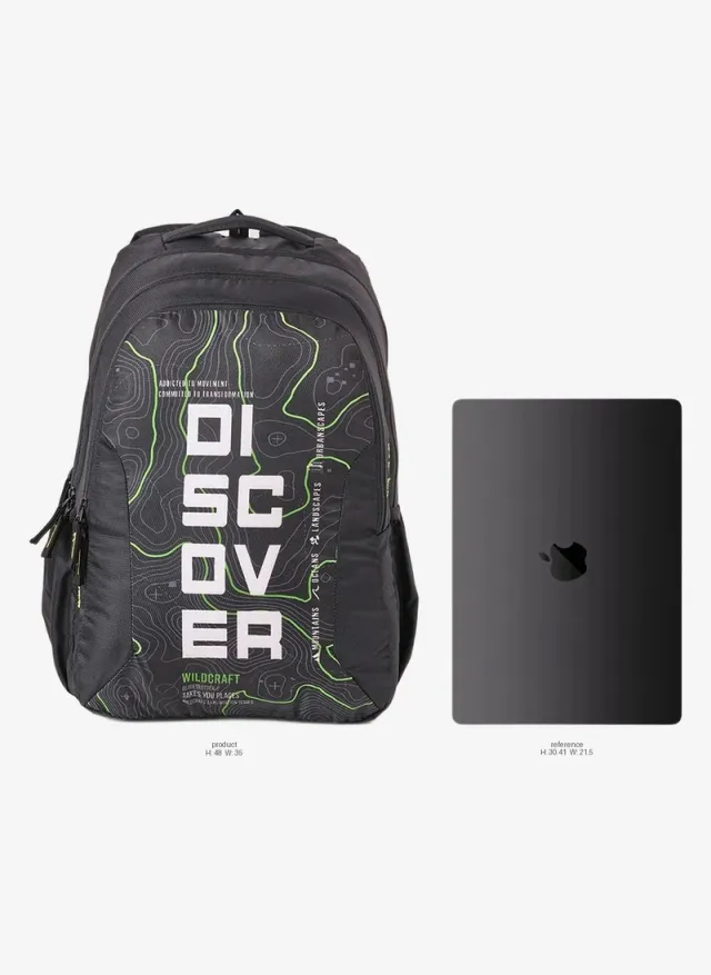Wildcraft Atlas 45 LP Backpack Black – image 2