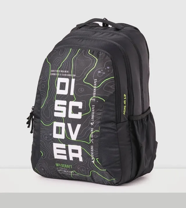 Wildcraft Atlas 45 LP Backpack Black – image 3