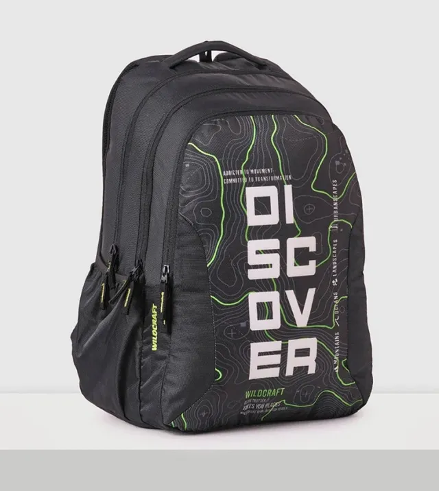 Wildcraft Atlas 45 LP Backpack Black – image 4