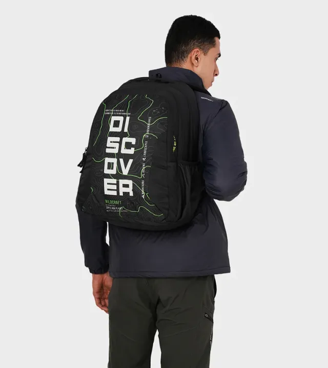 Wildcraft Atlas 45 LP Backpack Black – image 9