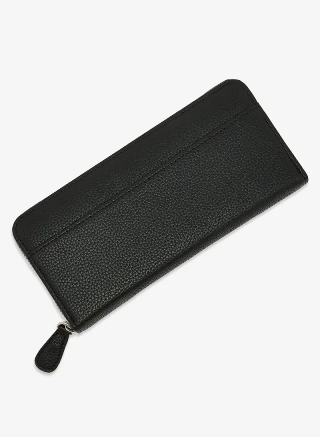 Ella Brown Solid Zipper Wallet for Women - Classic Design – image 2