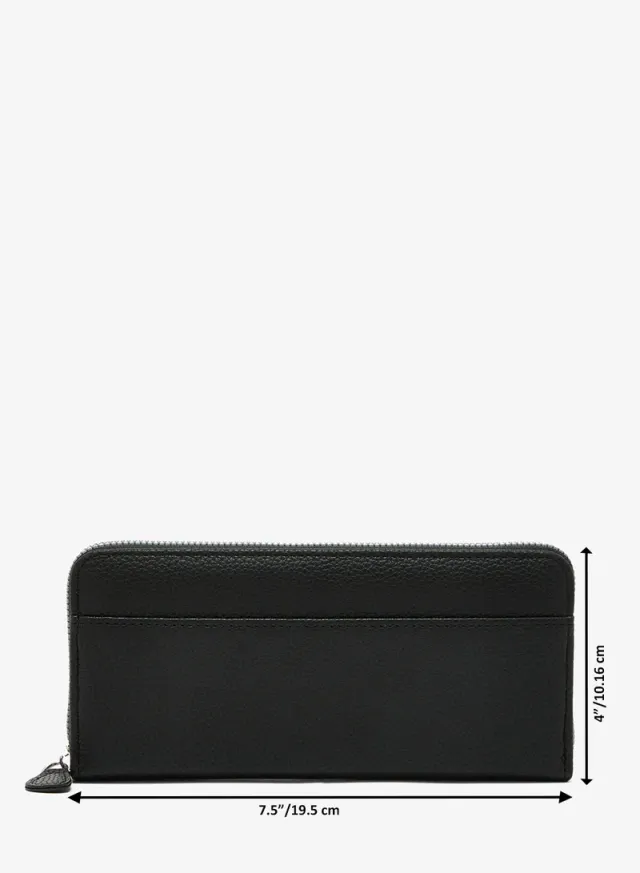 Ella Brown Solid Zipper Wallet for Women - Classic Design – image 5