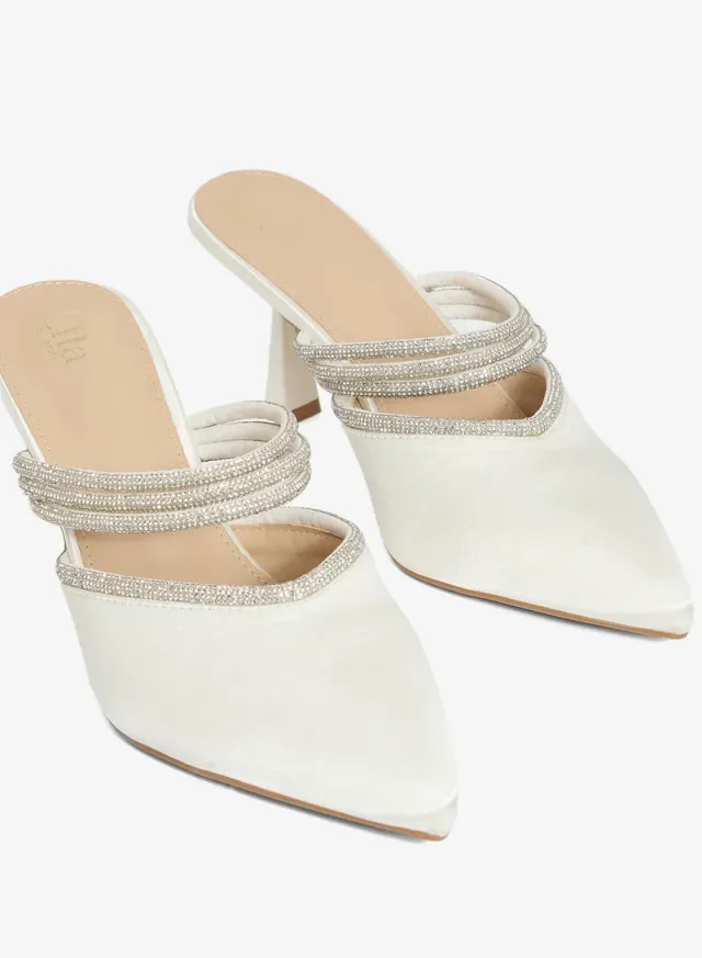 Heeled Slip-On Mules – image 4
