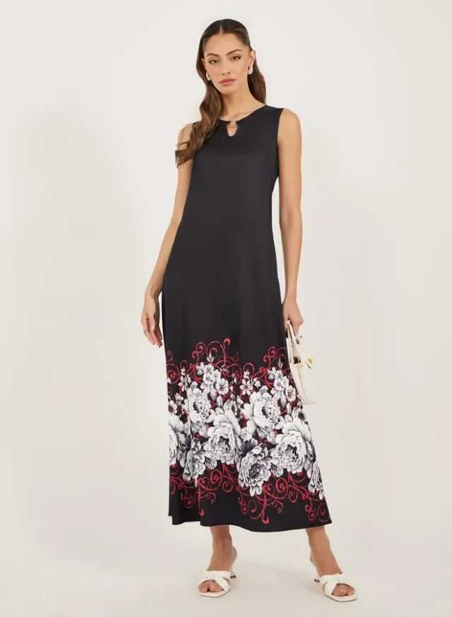 Halter Neck Sheath Maxi Dress – image 2