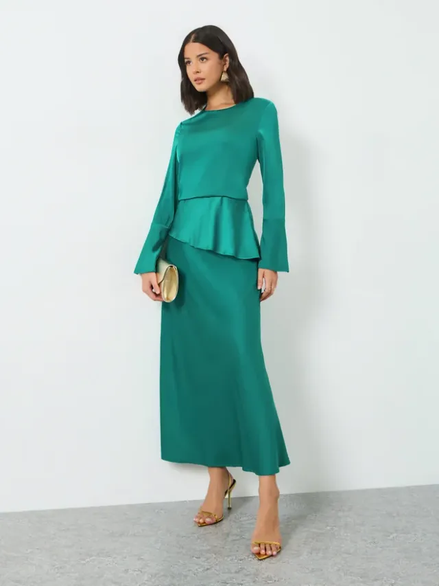 Chain Detail A-Line Maxi Dress – image 3