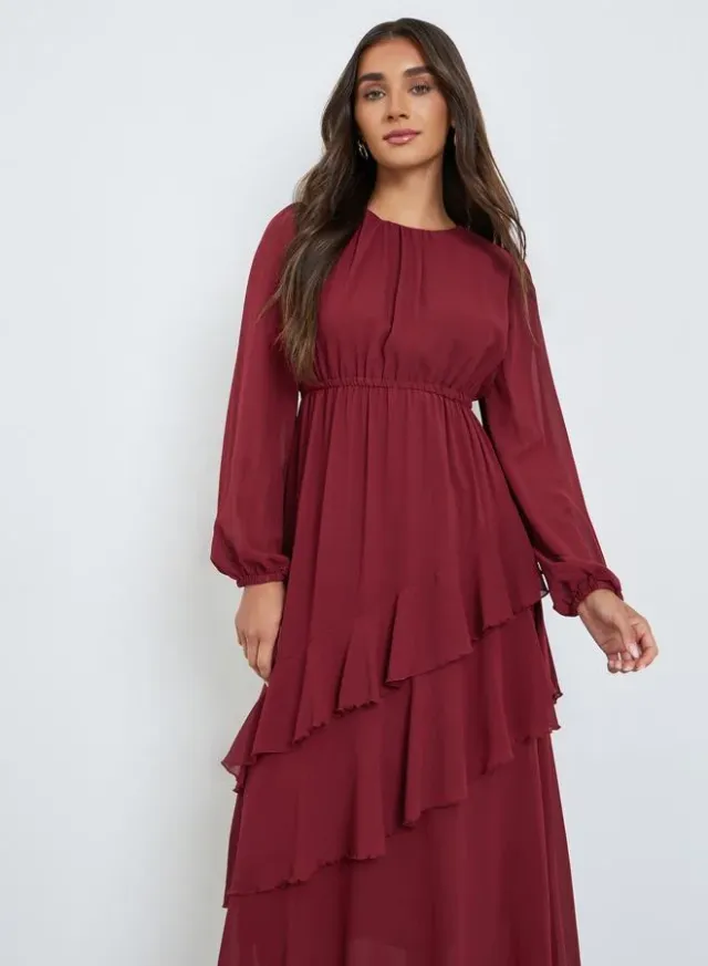 Chain Detail A-Line Maxi Dress – image 2