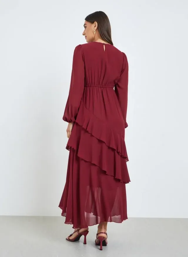 Chain Detail A-Line Maxi Dress – image 5