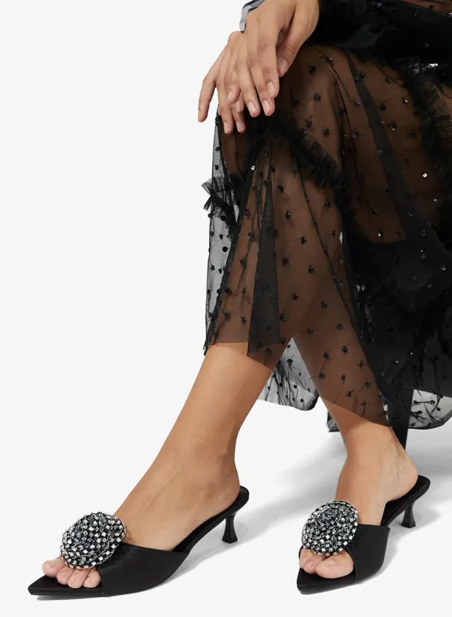 Diamante Heeled Sandals – image 5