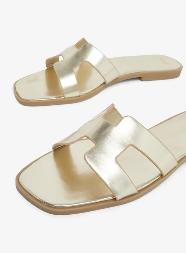 Flat Sandals Brown – image 3