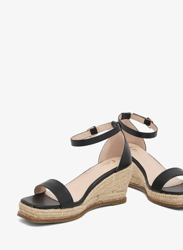 Double Strap Mid Wedge Sandals – image 4