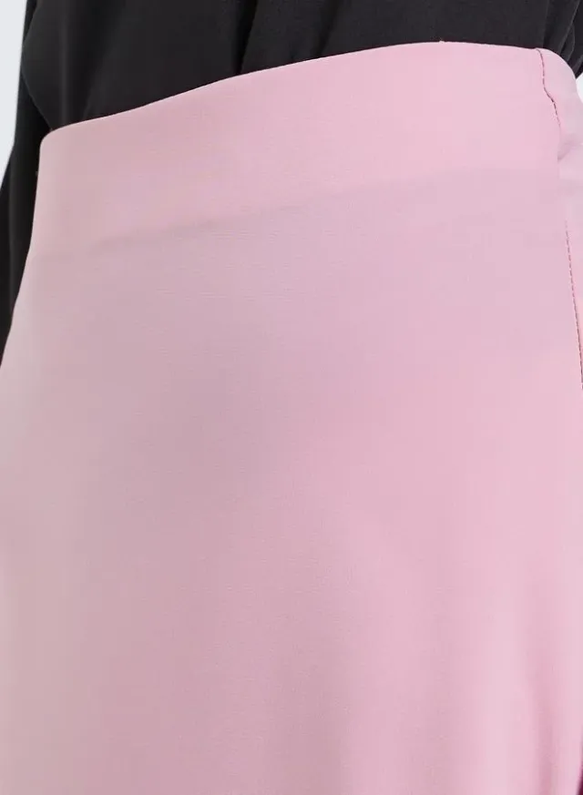 Pleated Maxi Skirt Brown – image 2