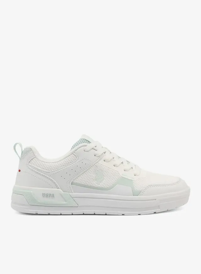 Women's Casual Lace-Up Sneakers - Beige