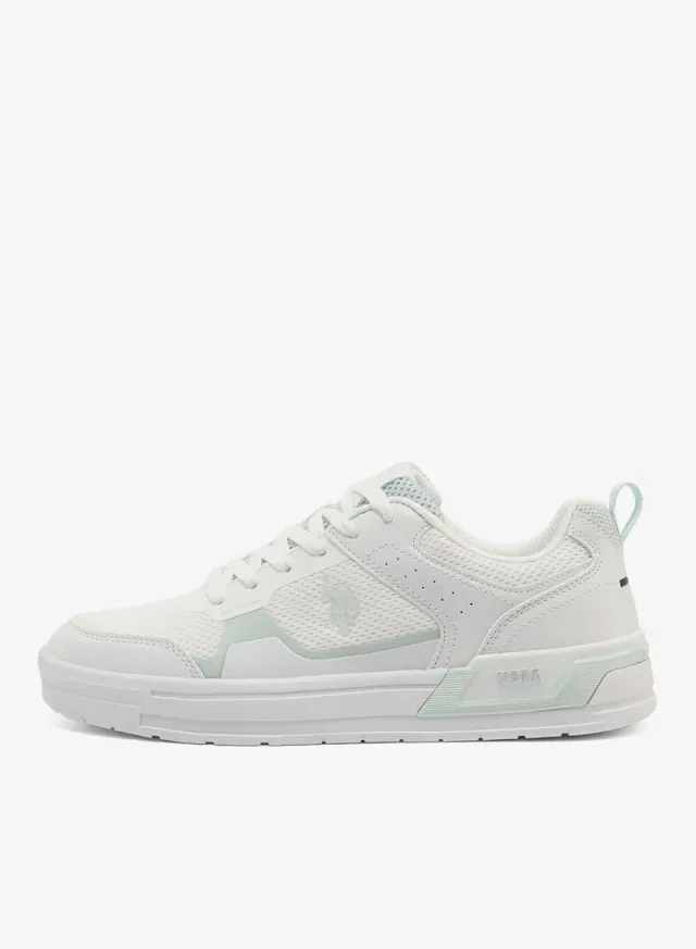 Women's Casual Lace-Up Sneakers - Beige – image 2