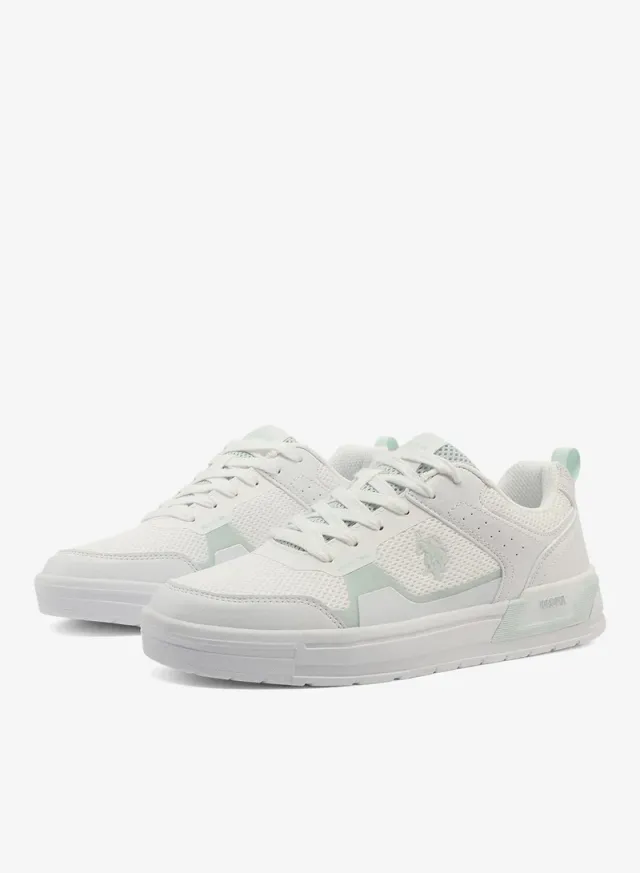 Women's Casual Lace-Up Sneakers - Beige – image 4