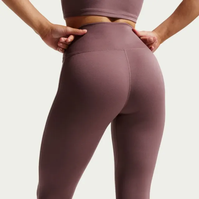 Women's One Dri-FIT Seamless Front Full-Length Training Leggings – image 4