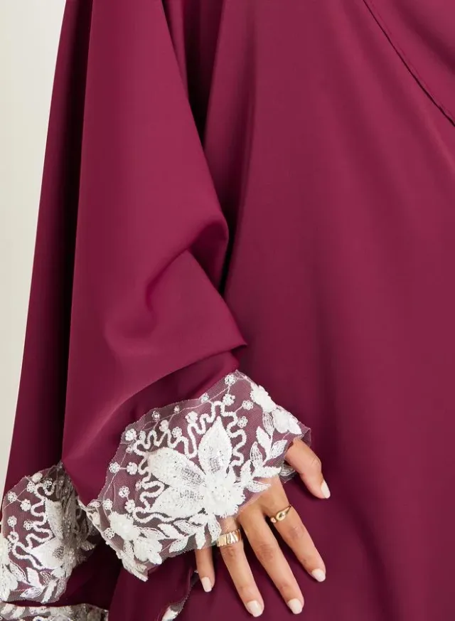 فستان سهرة بلون تركواز غير متماثل – صورة 4