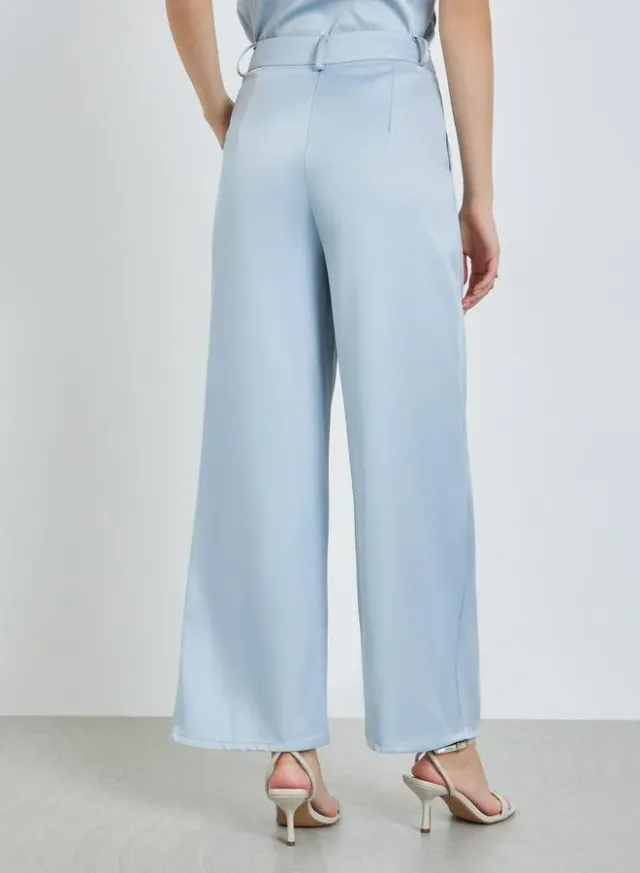 Women's Wide Leg Trousers Black – image 4