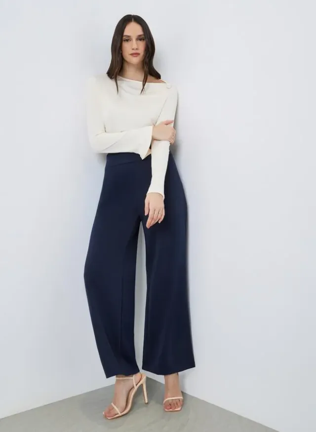 Wide Leg Trousers Black – image 4