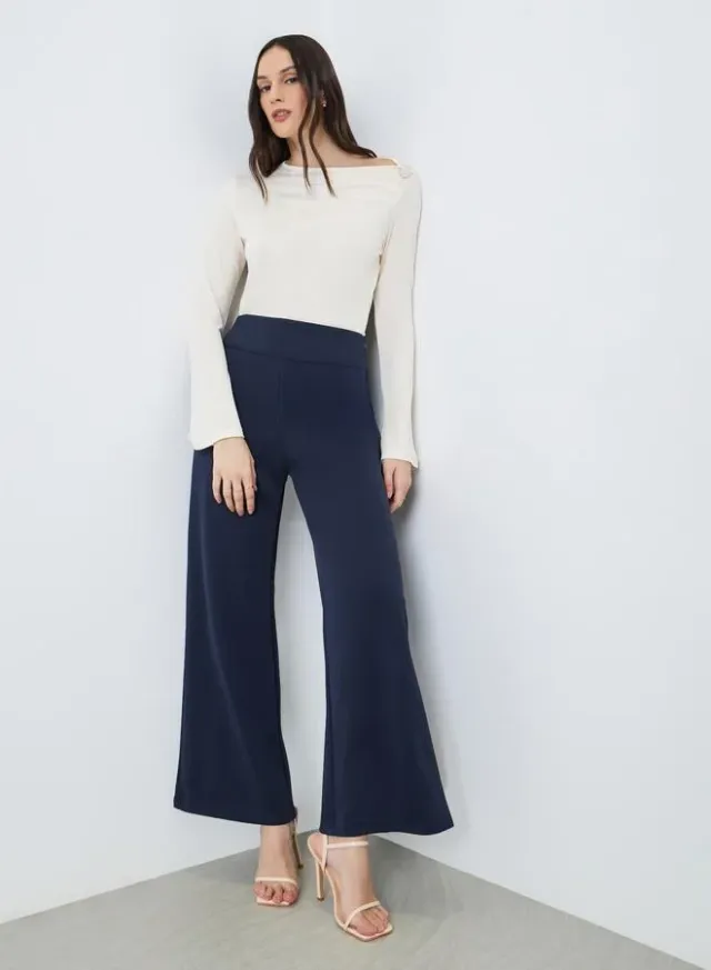 Wide Leg Trousers Black – image 5