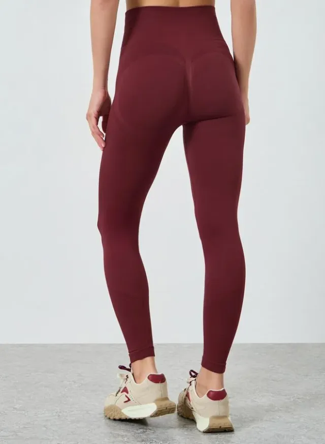 Ribbed Scrunch Leggings Navy Blue – image 4